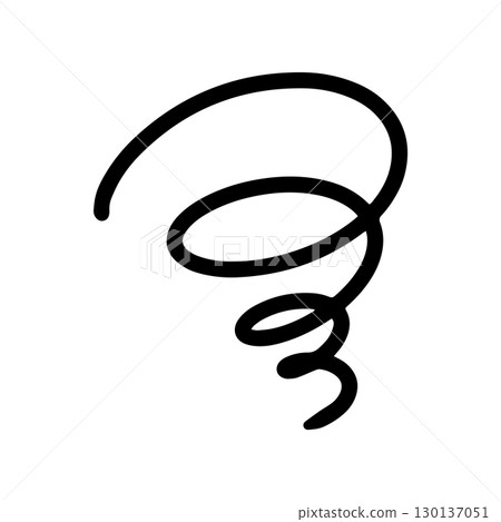 憂慮和不滿的形象。沮喪和壓力感的圖示說明。用手繪線條繪製 130137051