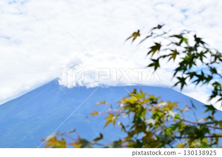 Mt. Fuji over the clouds 130138925
