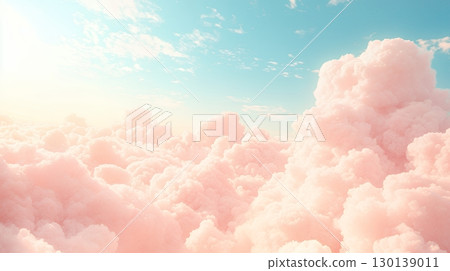 Background image of red and black clouds illuminated by the setting sun 130139011