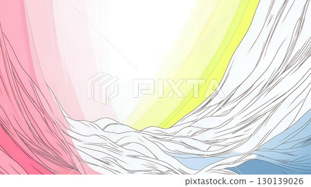 現代時代從數據浪潮中湧現：藍色射線和波浪背景 130139026