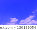 Blue sky with clouds (wallpaper material) 130139054