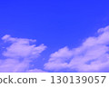 Blue sky with clouds (wallpaper material) 130139057