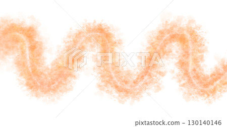 Wavy glowing orange light trail with smoke or dust particles on transparent background, abstract fire or magic energy effect Wavy glowing orange light trail with smoke or dust particles on transparent background, abstract fire or magic energy effect 130140146