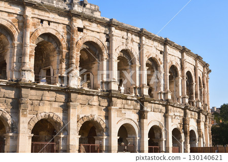 The Roman amphitheater in Nimes, France (photographed on August 15, 2025) The Roman amphitheater in Nimes, France (photographed on August 15, 2025) 130140621