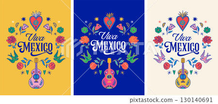 Viva Mexico. Mexican culture, Mexican Fiesta, Mexican Menu restaurant and Cinco de Mayo invitation Viva Mexico. Mexican culture, Mexican Fiesta, Mexican Menu restaurant and Cinco de Mayo invitation 130140691