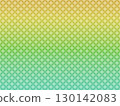 Shippo pattern wallpaper (orange-green) 130142083