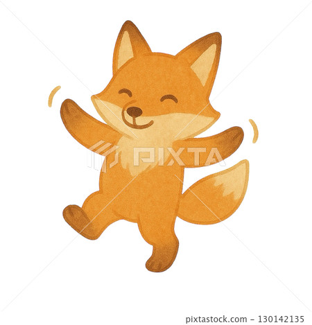 Dancing fox illustration Dancing fox illustration 130142135