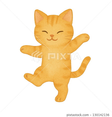 跳舞的小貓的插圖 130142136