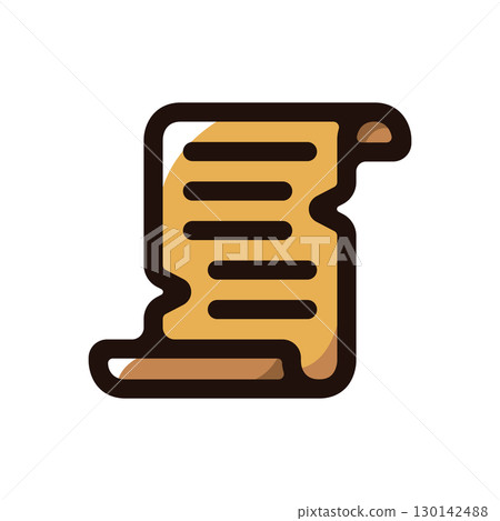 Papyrus illustration icon (Ancient Egypt, Travel, Egyptian culture material) Papyrus illustration icon (Ancient Egypt, Travel, Egyptian culture material) 130142488