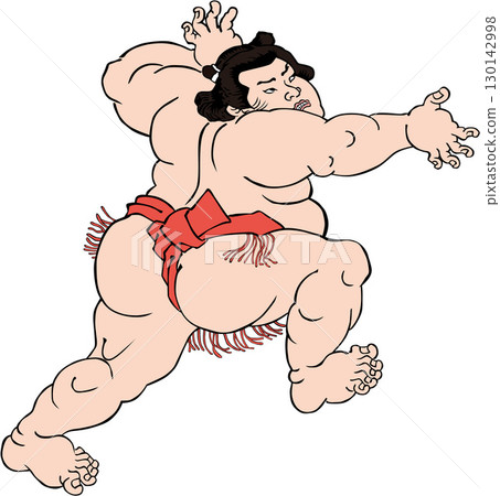 Ukiyo-e Sumo Wrestler No. 60 130142998