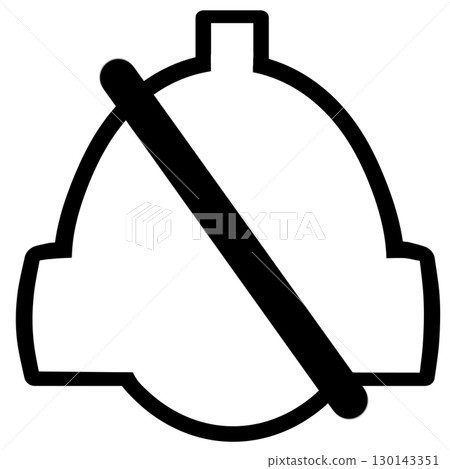 通知鈴靜音圖示簡單白色透明PNG插畫素材 130143351