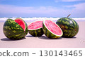 Beautiful beaches and fruits of Tropical country 130143465