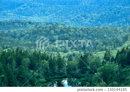 Lakeside scenery in Towada-Hachimantai National Park, Iwate Prefecture 130144285