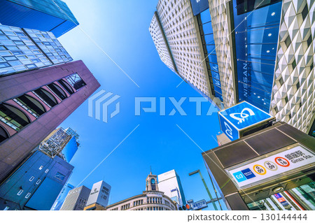 Tokyo cityscape in Japan, including Ginza 4-Chome, Seiko House Ginza, and Ginza Station (August 21st) Tokyo cityscape in Japan, including Ginza 4-Chome, Seiko House Ginza, and Ginza Station (August 21st) 130144444