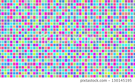 AI Image: Colorful mosaic tile background material 130145195