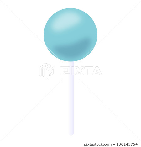 糖果圓形綠松石藍 130145754