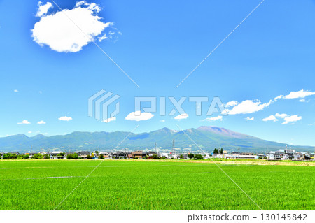 View of Mount Asama from Maeyama in Saku City (Saku City, Nagano Prefecture) [June 2025] 130145842