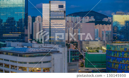 Cityscape and streets in Kwun Tong Hong Kong Aug 27 2025 130145930