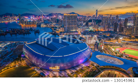 Kai Tak Stadium construction site in Hong Kong Aug 27 2025 Kai Tak Stadium construction site in Hong Kong Aug 27 2025 130145961