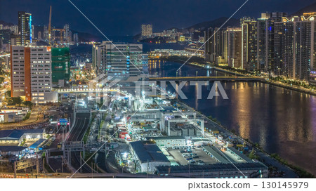 Construction at Trunk Road T2 site Hong Kong Aug 27 2025 Construction at Trunk Road T2 site Hong Kong Aug 27 2025 130145979