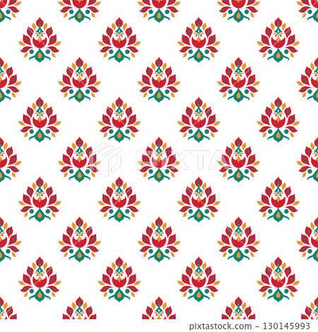 vector seamless pattern of abstract colorful geometric shapes vector seamless pattern of abstract colorful geometric shapes 130145993