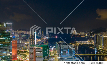Cityscape and streets in Kwun Tong Hong Kong Aug 27 2025 130146006