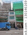 Aug 23 2025 a Urban Construction Scene with Bamboo Scaffolding 130146169