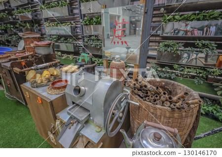 Aug 23 2025 Traditional Sugar Cane Processing Setup with Equipment and Rustic Aesthetic Elements Aug 23 2025 Traditional Sugar Cane Processing Setup with Equipment and Rustic Aesthetic Elements 130146170