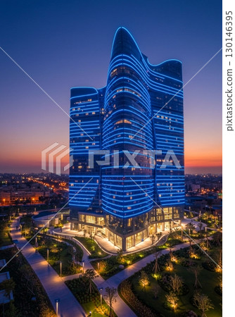 [AI 生成] 未來主義建築 130146395