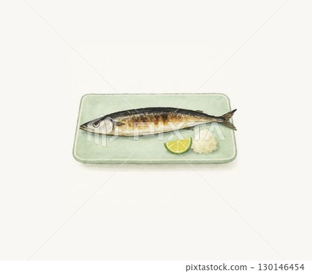 鹽烤劍魚插圖 鹽烤劍魚插圖 130146454