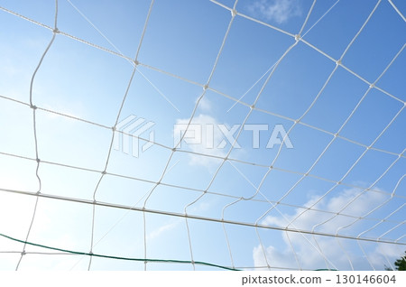Soccer stadium goal net Soccer stadium goal net 130146604