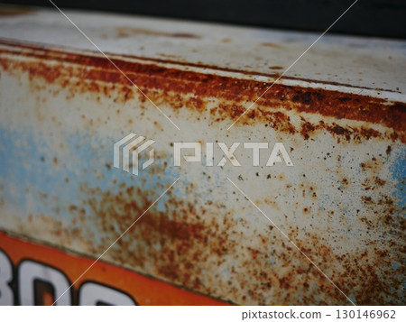 Art hidden in rust. Beauty that evokes the times. There is newness and beauty even in the old. Copy space Art hidden in rust. Beauty that evokes the times. There is newness and beauty even in the old. Copy space 130146962