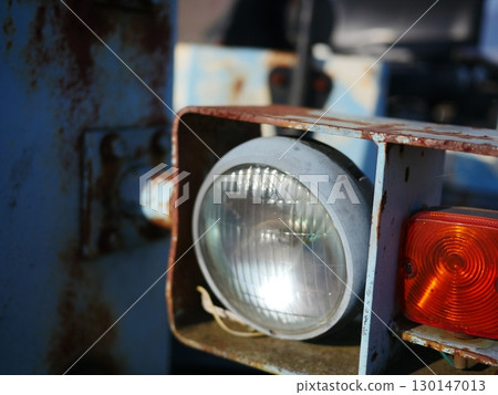 Art hidden in rust. Beauty that evokes the times. There is newness and beauty even in the old. Copy space 130147013