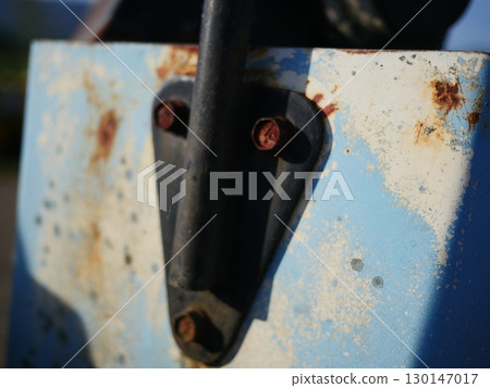 Art hidden in rust. Beauty that evokes the times. There is newness and beauty even in the old. Copy space 130147017