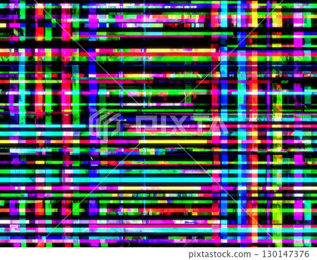 Abstract Geometric Background of Lines and Grids with a Corrupted Glitch Effect 130147376