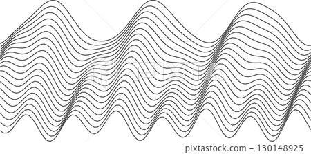 Abstract wave pattern design for modern art, technology, and decorative projects Abstract wave pattern design for modern art, technology, and decorative projects 130148925