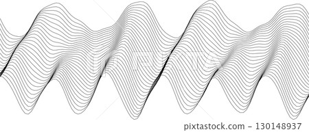Abstract wave pattern design for backgrounds and modern decor 130148937