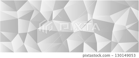 Geometric chaos pattern with abstract triangular shapes in monochrome design for background or wallpaper 130149053
