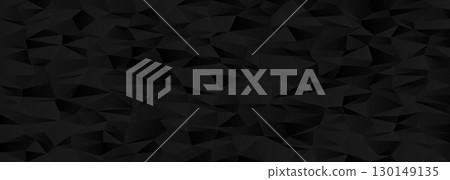 Abstract geometric pattern with dark low polygon triangles for modern design concepts 130149135