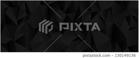 Abstract geometric pattern with dark polygonal shapes for design background 130149136