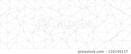 Geometric abstract art with chaotic lines forming intricate mesh for modern design 130149137