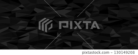 Abstract geometric pattern with triangular shapes in dark tone for modern design projects 130149208