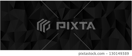 Abstract geometric chaos pattern in dark tones for modern design and background 130149389