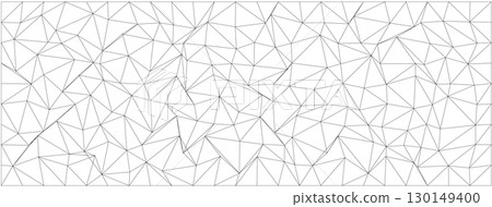 Abstract geometric chaos pattern for modern design and decor 130149400