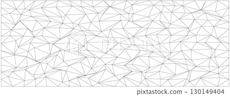 Abstract geometric pattern with chaotic triangles and lines for modern design 130149404