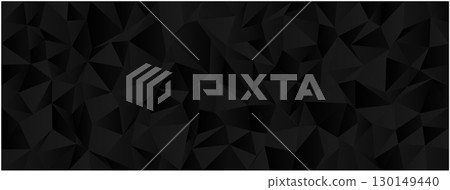 Abstract geometric black polygonal pattern for modern design and background Abstract geometric black polygonal pattern for modern design and background 130149440