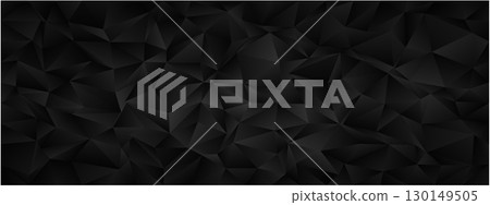 Abstract geometric pattern with dark polygonal shapes for creative design applications 130149505