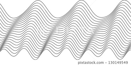 Abstract wavy line pattern design for modern art and creative backgrounds 130149549