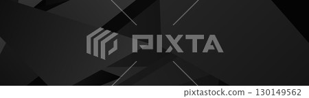 Abstract geometric black background with overlapping polygonal shapes Abstract geometric black background with overlapping polygonal shapes 130149562