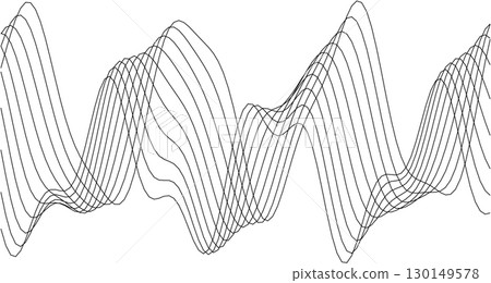 Abstract wave pattern design for decoration and creativity in modern art projects Abstract wave pattern design for decoration and creativity in modern art projects 130149578
